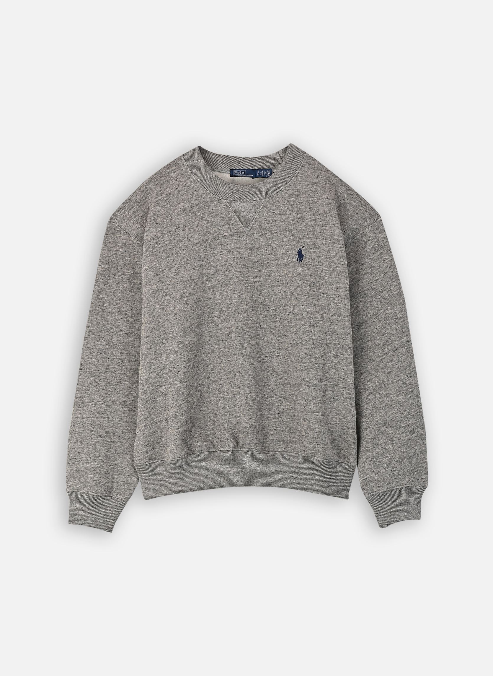 Sweater Sweat à col rond en molleton dames grijs Polo Ralph Lauren Sweater Sweat à col rond en molleton dames grijs DARK VINTAGE HEATHER