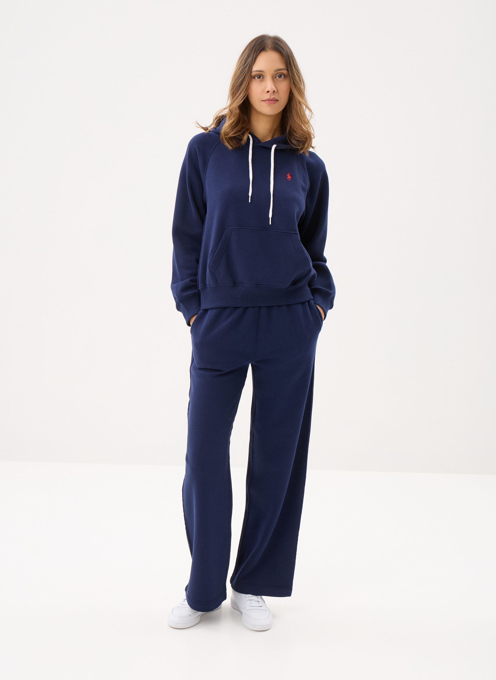 Sweaters met rits Sweat à capuche en molleton dames blauw Polo Ralph Lauren Sweaters met rits Sweat à capuche en molleton dames blauw CRUISE NAVY