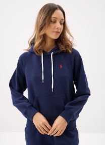 Sweaters met rits Sweat à capuche en molleton dames blauw