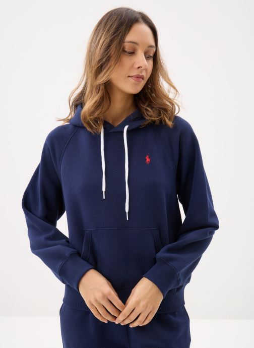 Polo Ralph Lauren Sweats zippés Sweat à capuche en molleton femme bleu