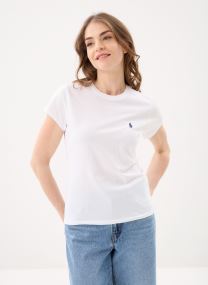 Kurzarm-T-Shirts T-shirt Classic fit col rond coton damen gelb