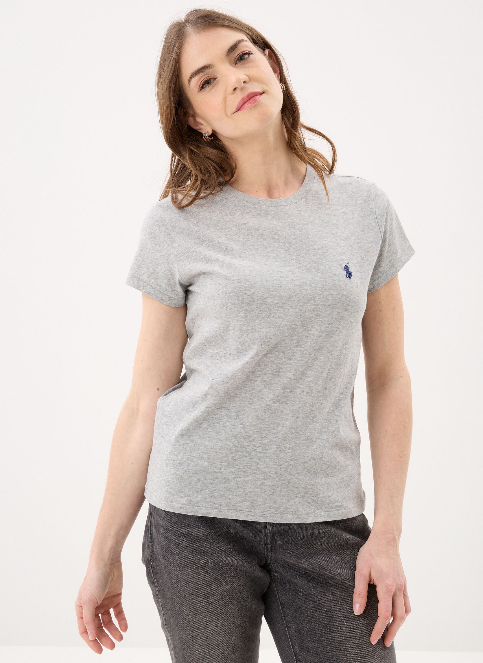 Vêtements Polo Ralph Lauren T shirt Classic fit col rond coton pour - vue 1