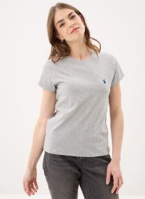 Kurzarm-T-Shirts T-shirt Classic fit col rond coton damen gelb