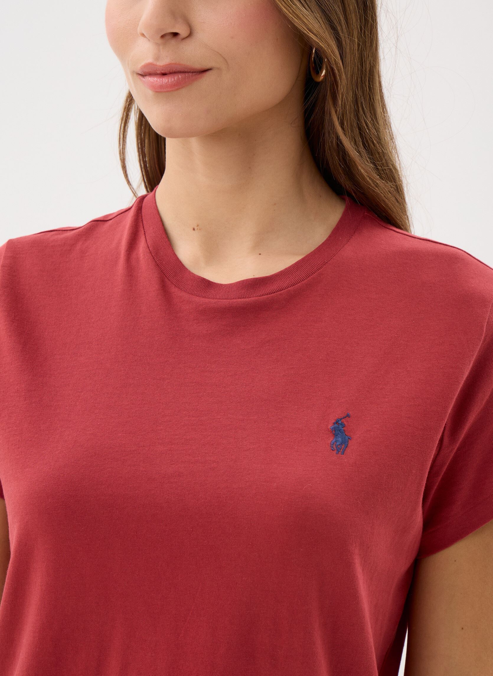 Kurzarm-T-Shirts T-shirt Classic fit col rond coton damen rot Polo Ralph Lauren Kurzarm-T-Shirts T-shirt Classic fit col rond coton damen rot RED SNAPPER