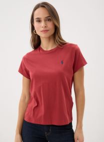Kurzarm-T-Shirts T-shirt Classic fit col rond coton damen gelb