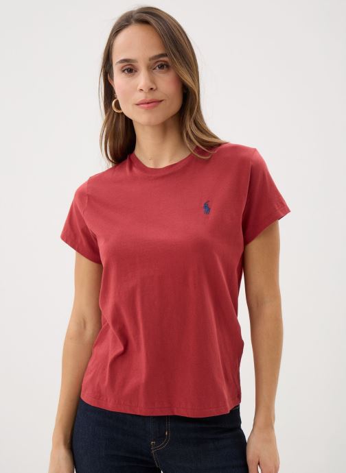 Polo Ralph Lauren Kurzarm-T-Shirts T-shirt Classic fit col rond coton damen rot