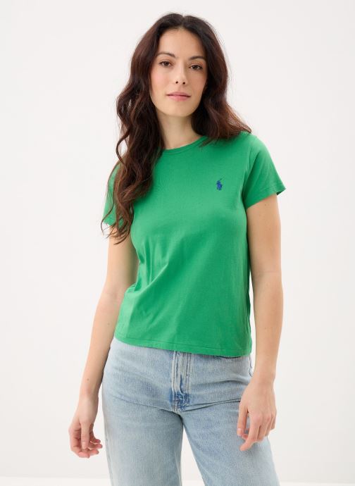 Polo Ralph Lauren Kurzarm-T-Shirts T-shirt Classic fit col rond coton damen grün