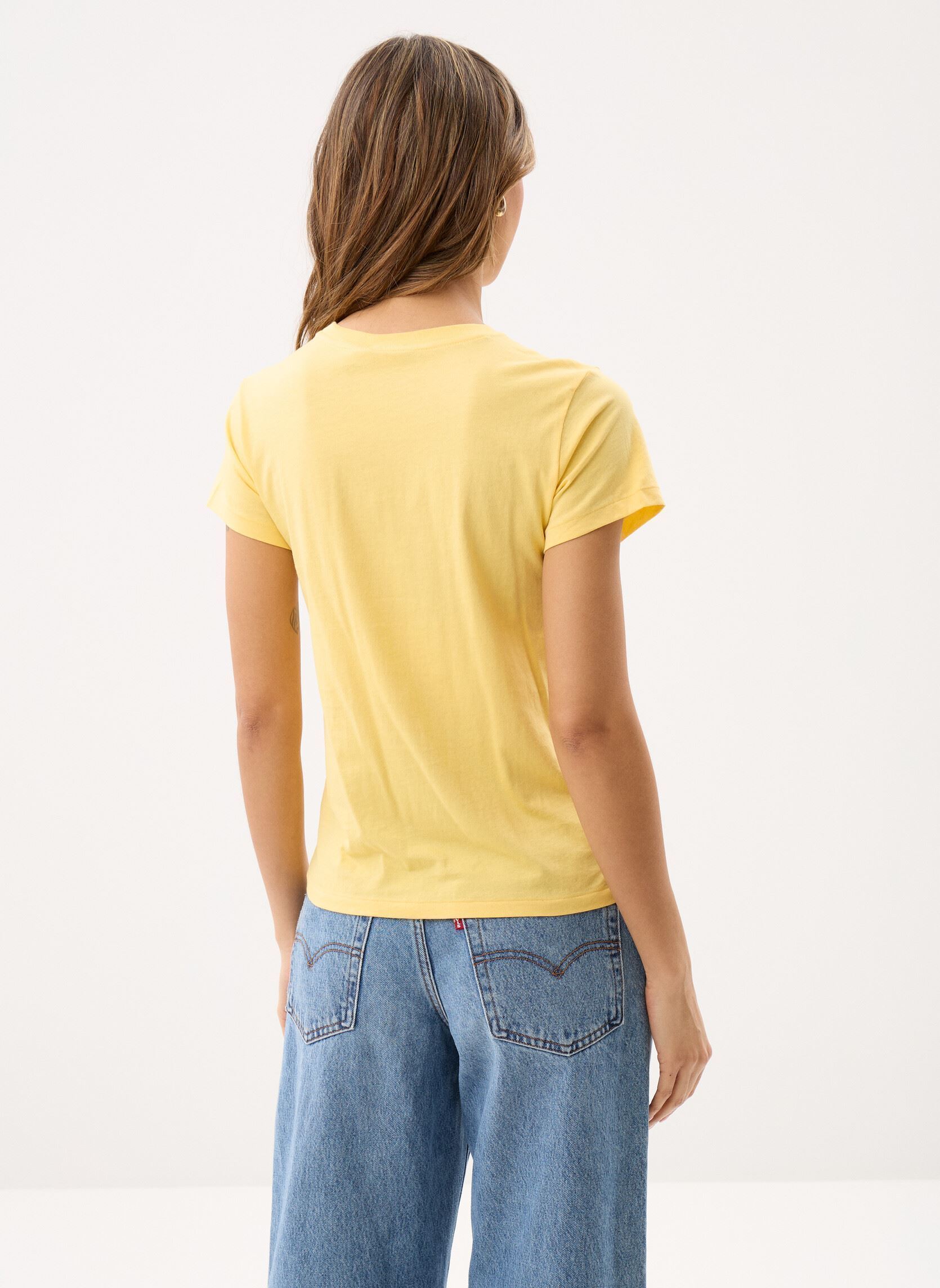Kurzarm-T-Shirts T-shirt Classic fit col rond coton damen gelb Polo Ralph Lauren Kurzarm-T-Shirts T-shirt Classic fit col rond coton damen gelb COLLEGIATE YELLOW