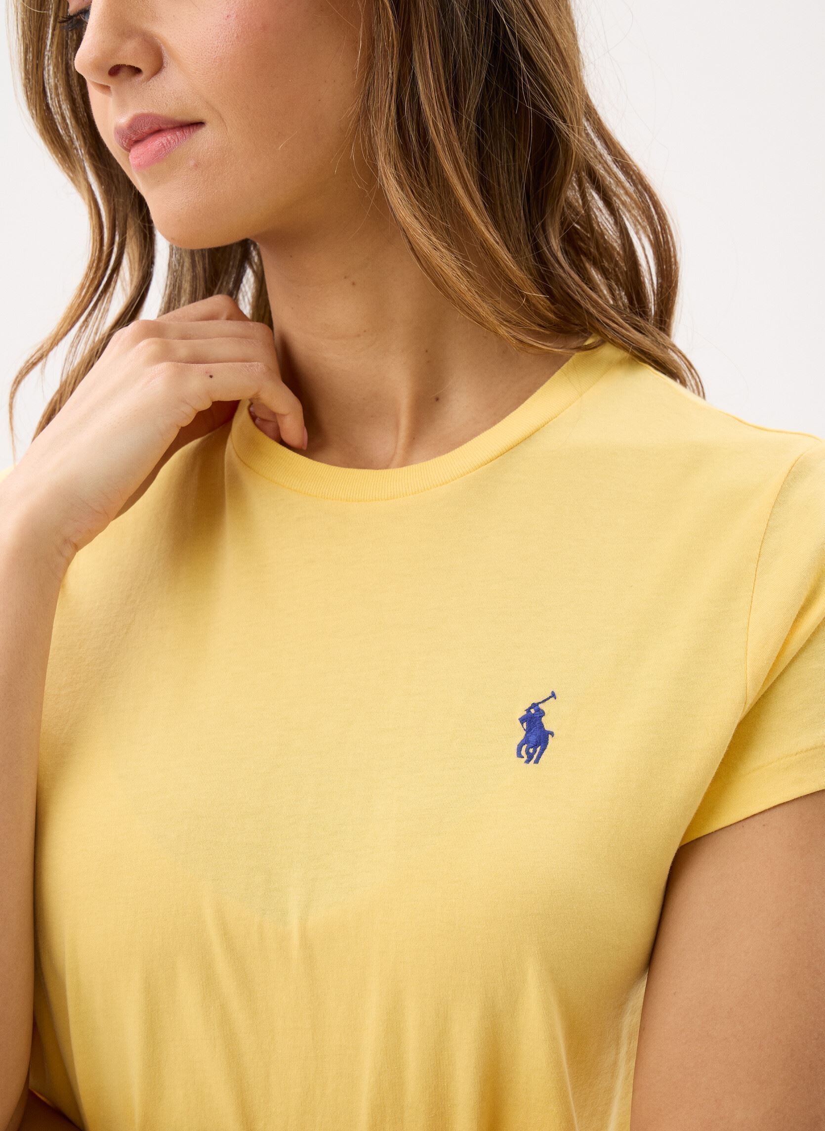 Kurzarm-T-Shirts T-shirt Classic fit col rond coton damen gelb Polo Ralph Lauren Kurzarm-T-Shirts T-shirt Classic fit col rond coton damen gelb COLLEGIATE YELLOW