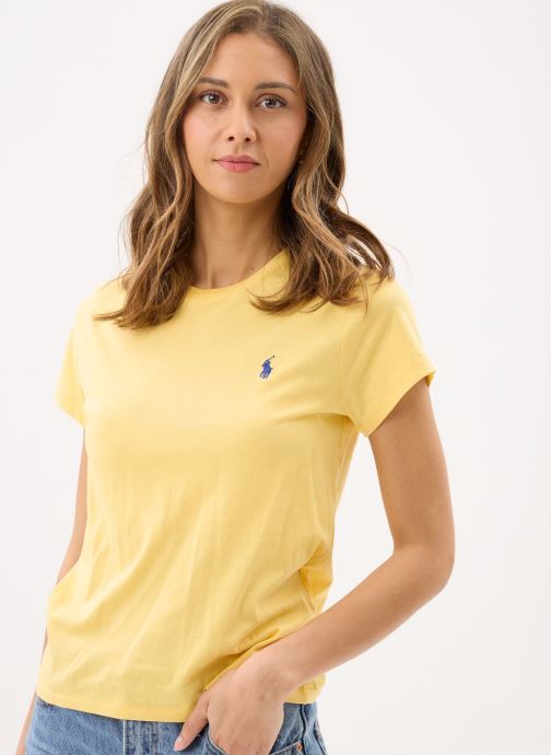 Polo Ralph Lauren Kurzarm-T-Shirts T-shirt Classic fit col rond coton damen gelb