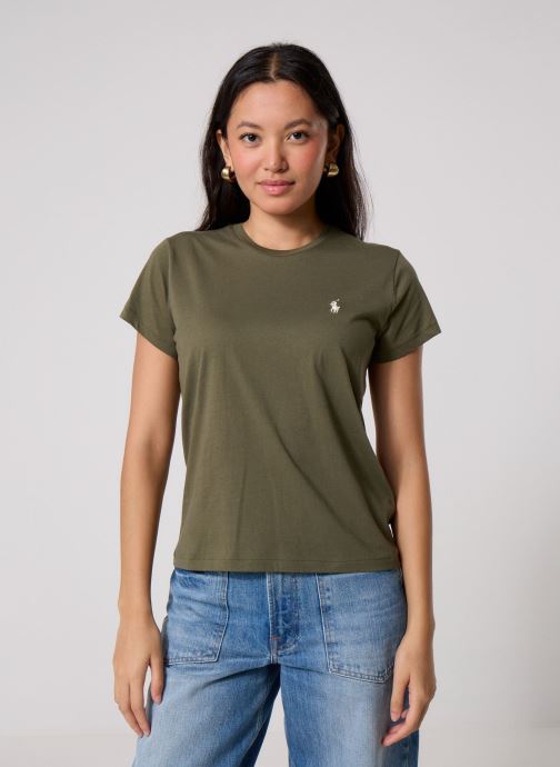 Polo Ralph Lauren Tee-shirts manches courtes T-shirt Classic fit col rond coton femme vert
