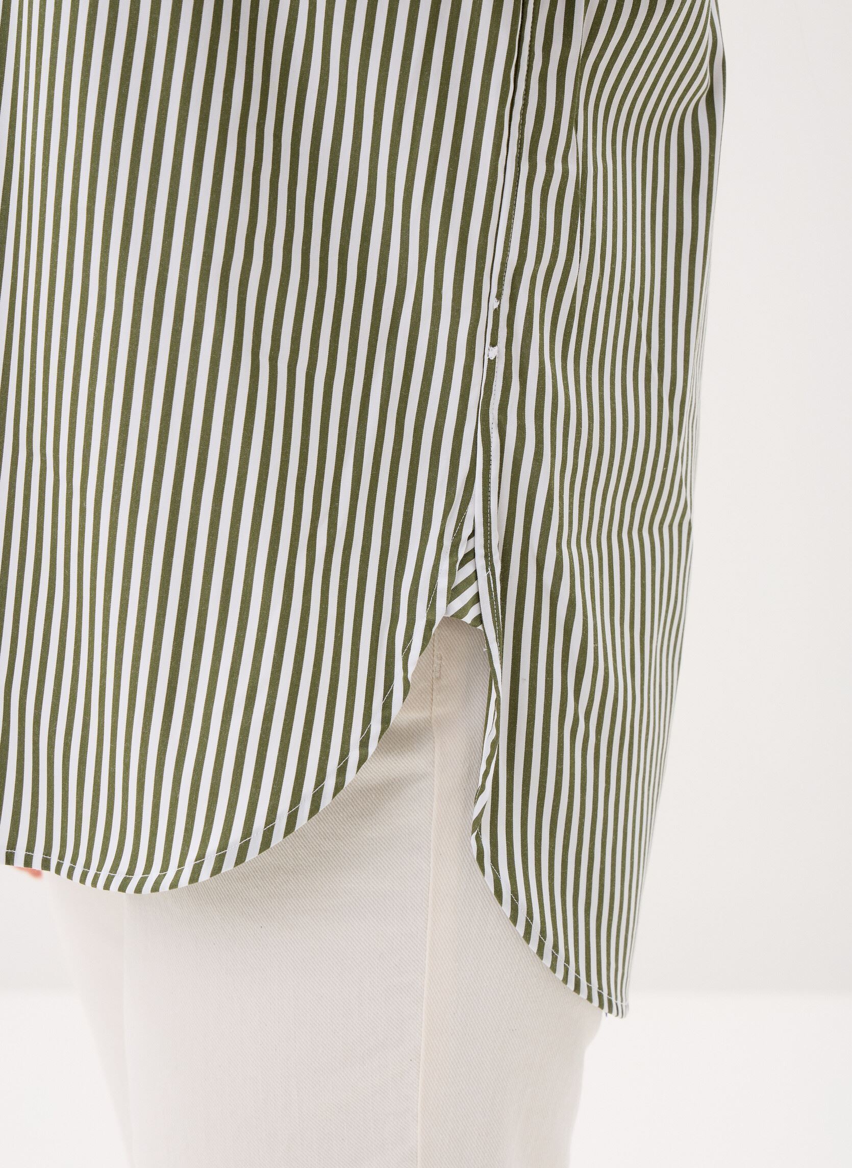 Langarm-Hemden Chemise Relaxed Fit en coton rayé damen grün Polo Ralph Lauren Langarm-Hemden Chemise Relaxed Fit en coton rayé damen grün 1936 SUPPLY OLIVE WHITE