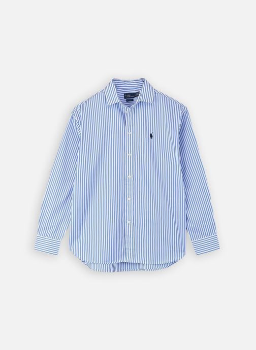 Polo Ralph Lauren Langarm-Hemden Chemise Relaxed Fit en coton rayé damen blau