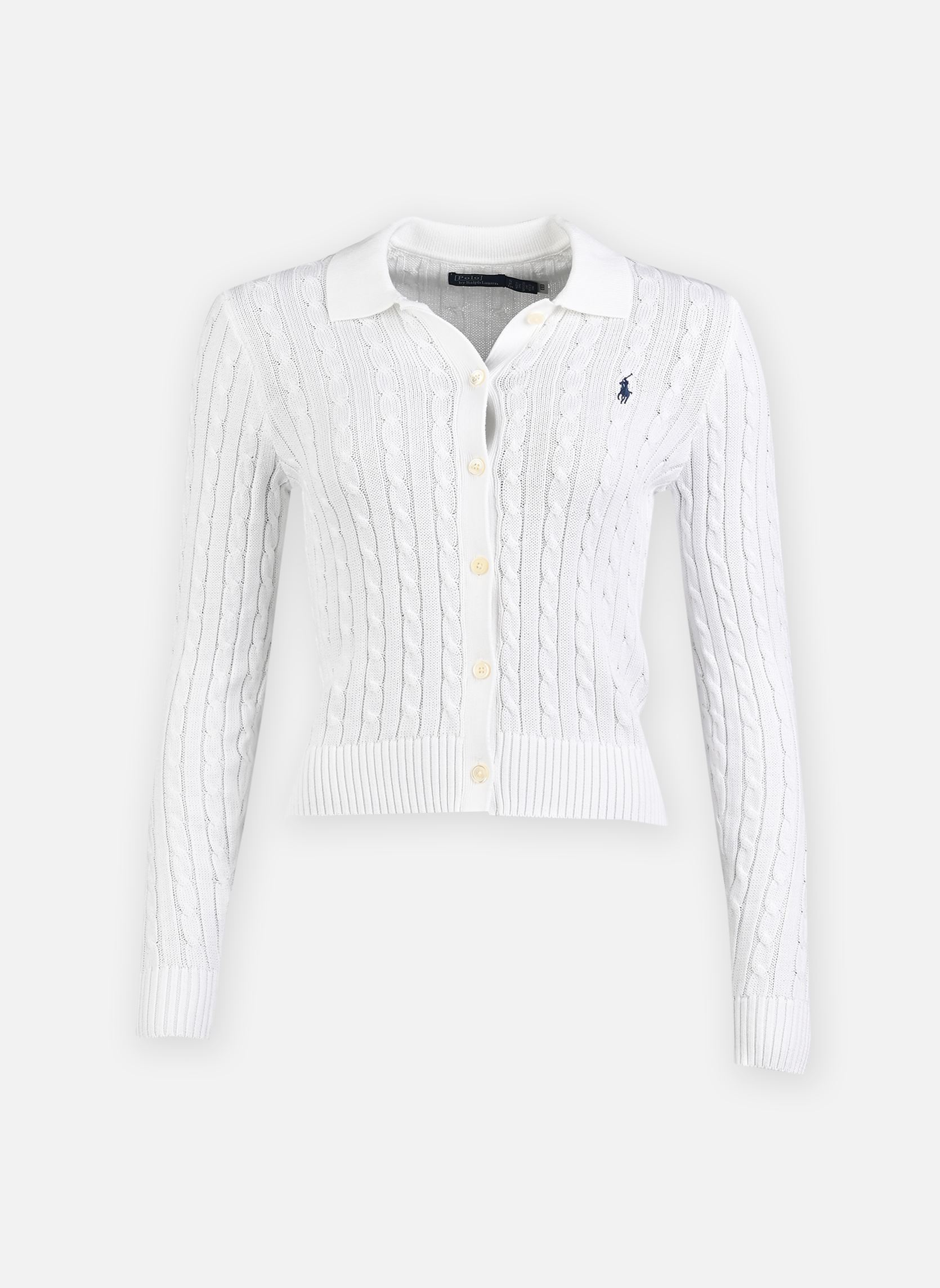 Vêtements Polo Ralph Lauren Cardigan col polo torsadé pour Femme - vue 1