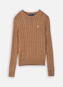 Pullover Pull torsadé à col rond en coton 2119717 damen braun