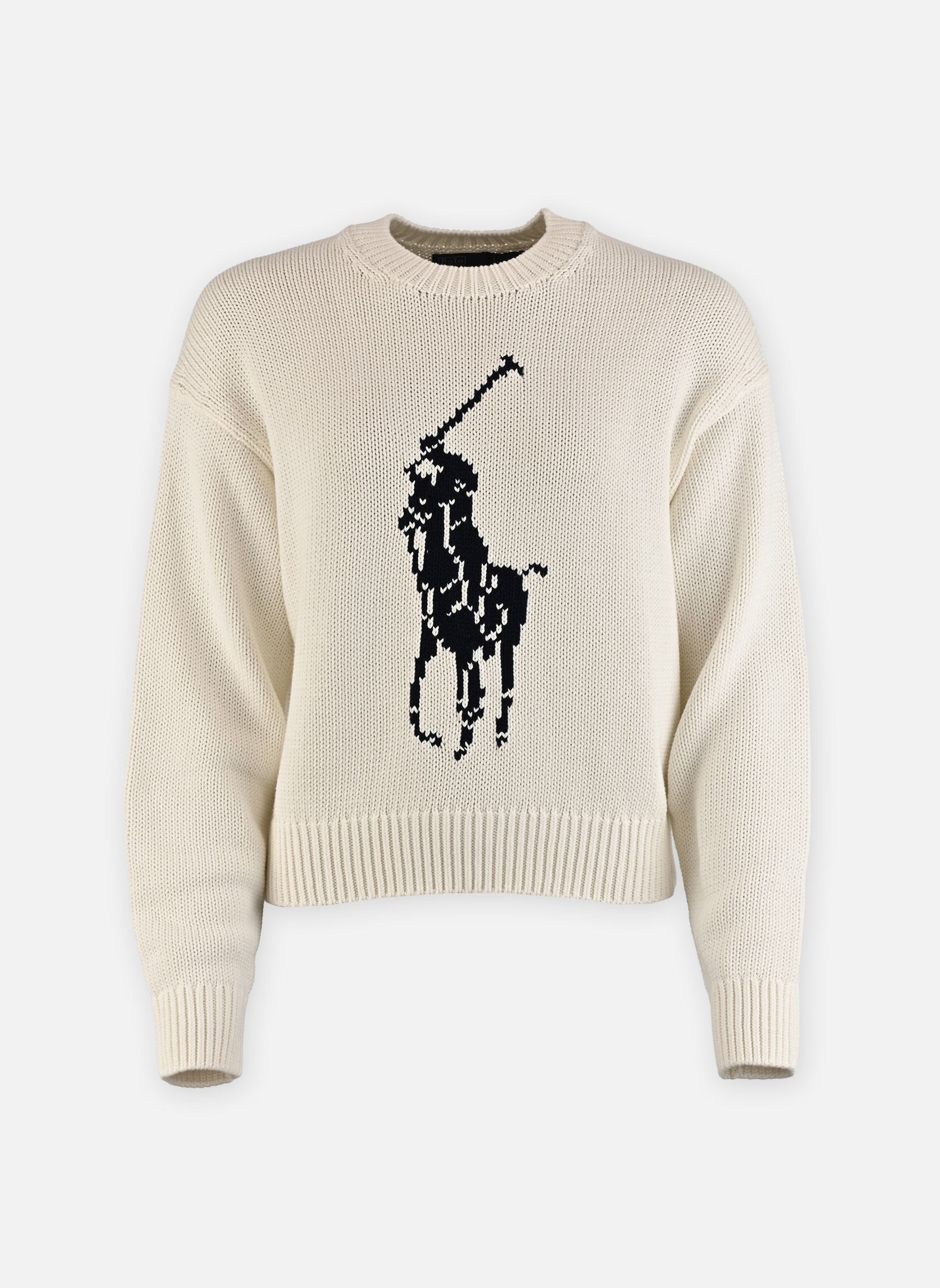 Vêtements Polo Ralph Lauren Pull à col rond Big Pony en laine pour Femme - vue 1