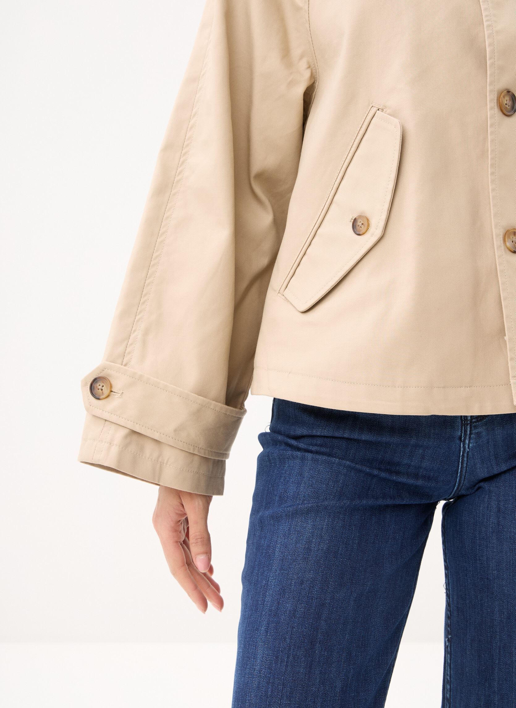 Windjacks Veste en coton façon trench dames beige Polo Ralph Lauren Windjacks Veste en coton façon trench dames beige BEIGE