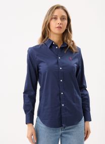 Chemises manches longues Chemise en coton Classic fit femme bleu Polo Ralph Lauren Chemises manches longues Chemise en coton Classic fit femme bleu REFINED NAVY