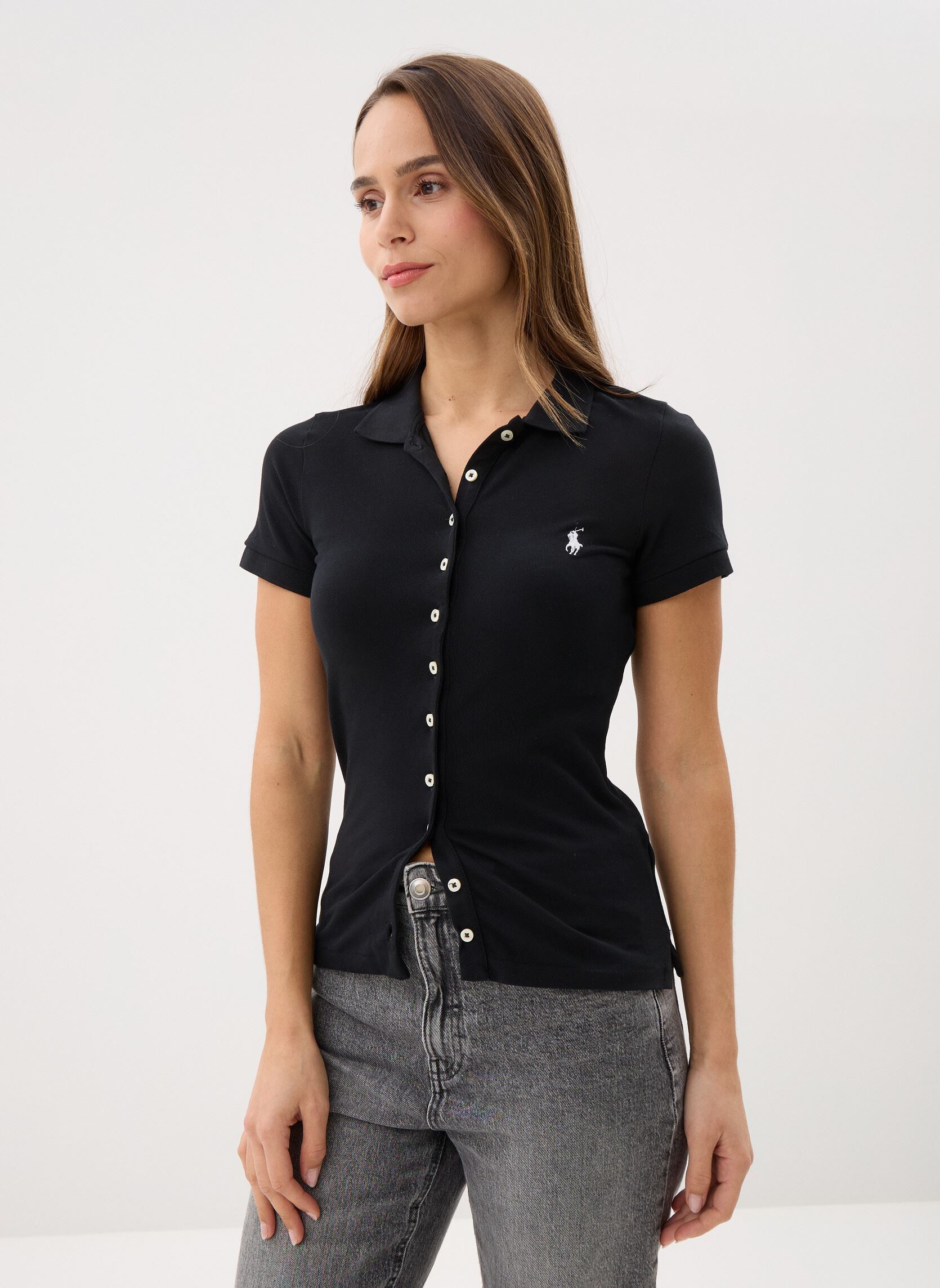 Vêtements Polo Ralph Lauren Polo à patte boutonnée pour Femme - vue 1
