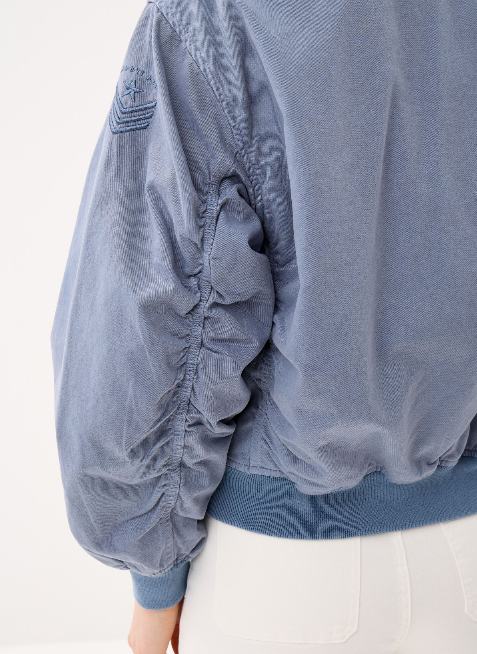 Bomberjacken Bombers Coton-ALICIAW damen blau Schott Bomberjacken Bombers Coton-ALICIAW damen blau LAKE