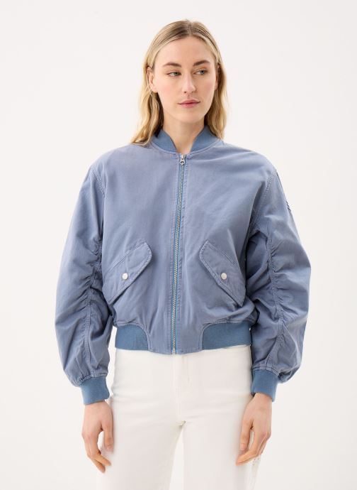 Schott Blousons Bombers Coton-ALICIAW femme bleu