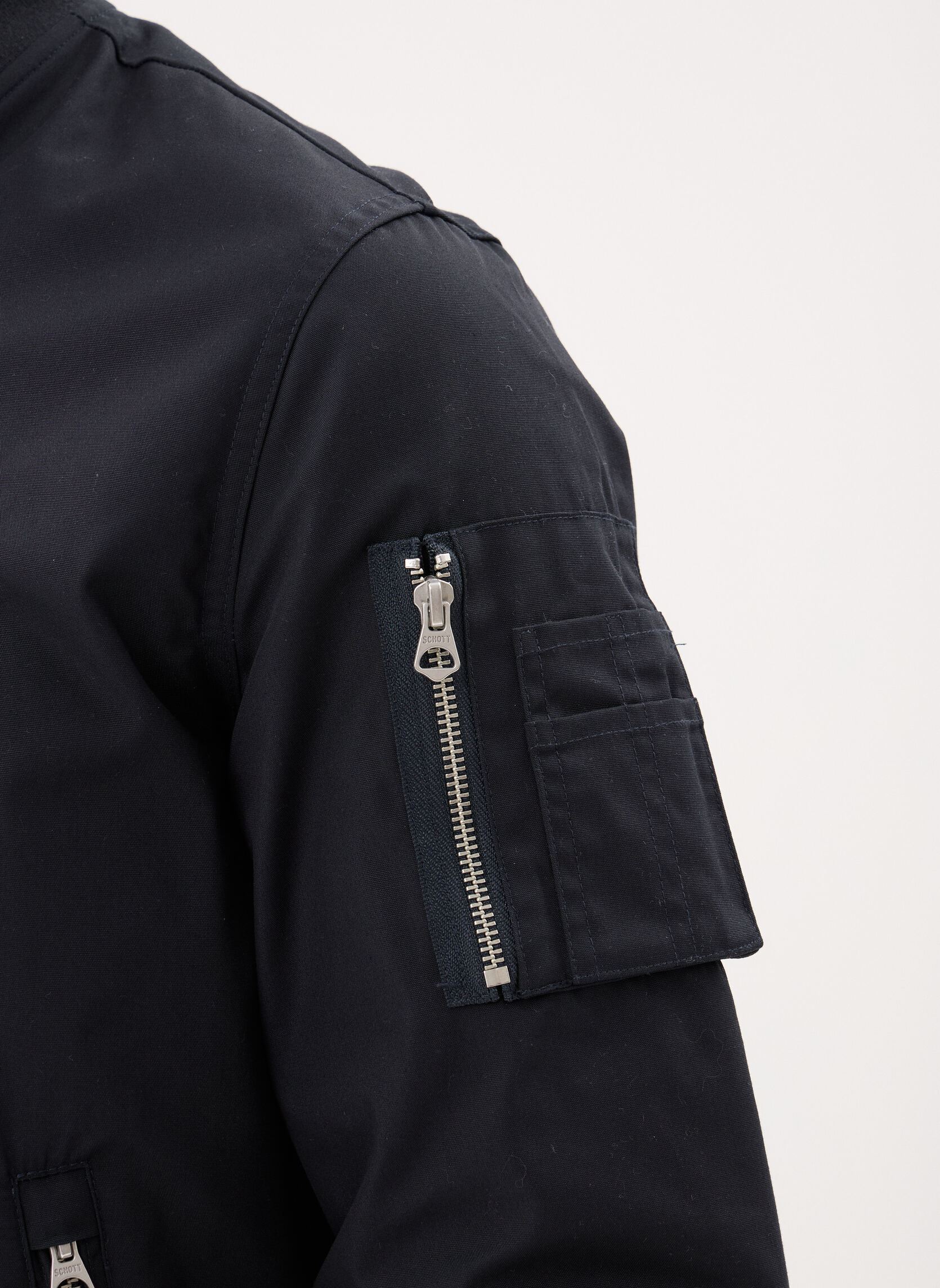 Blousons Bombers Schott-CABERS homme bleu Schott Blousons Bombers Schott-CABERS homme bleu Navy