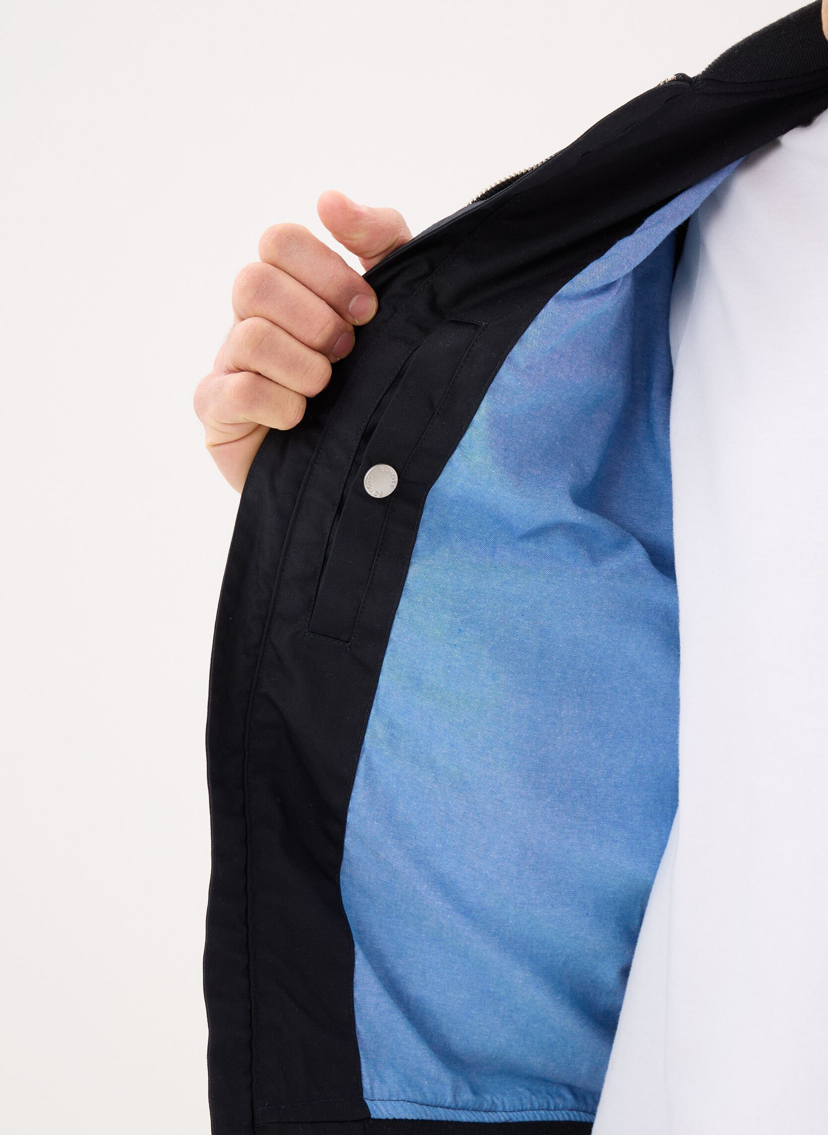 Blousons Bombers Schott-CABERS homme bleu Schott Blousons Bombers Schott-CABERS homme bleu Navy