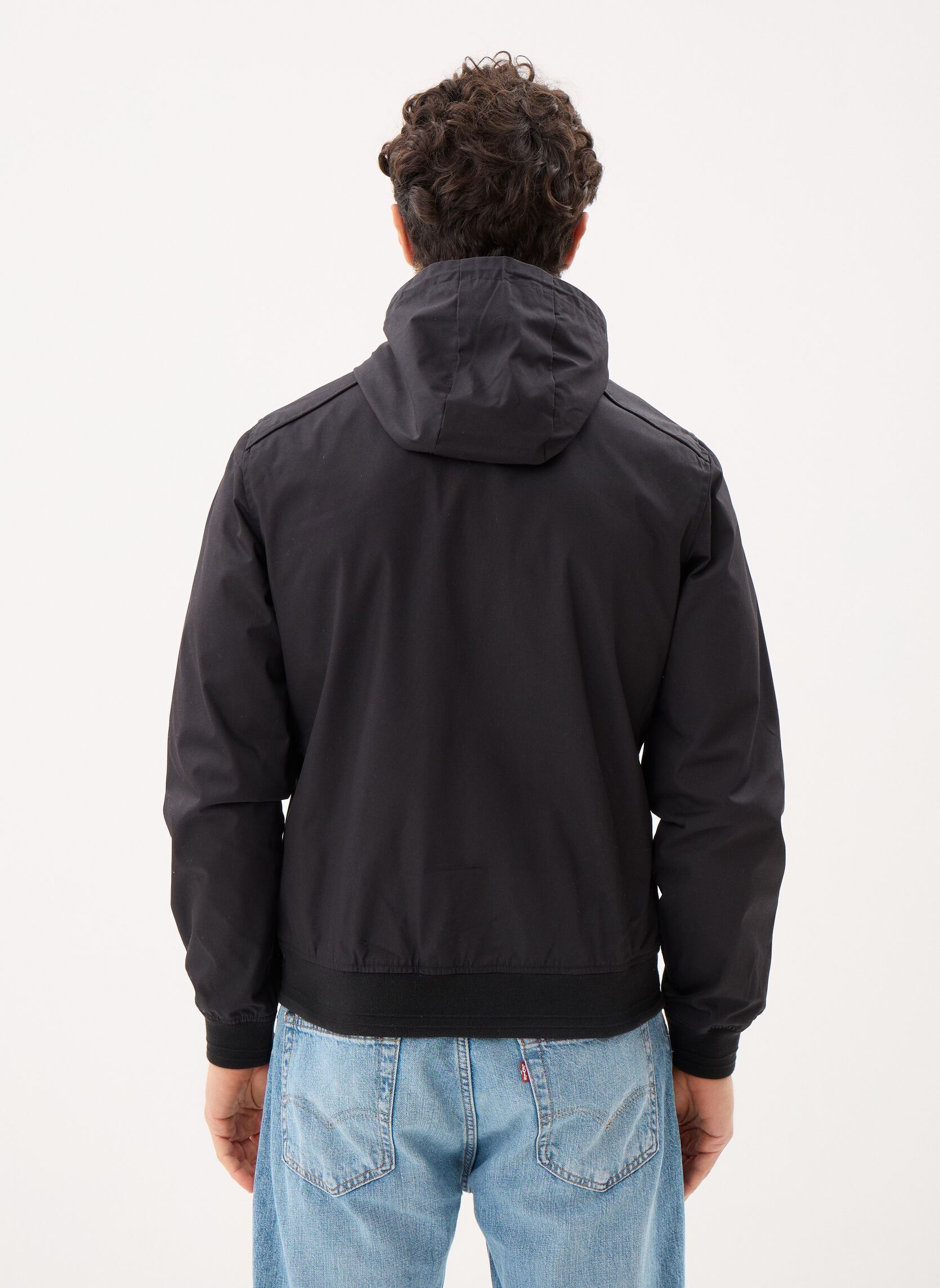 Vestes Blouson Capuche-CABIN homme noir Schott Vestes Blouson Capuche-CABIN homme noir Black