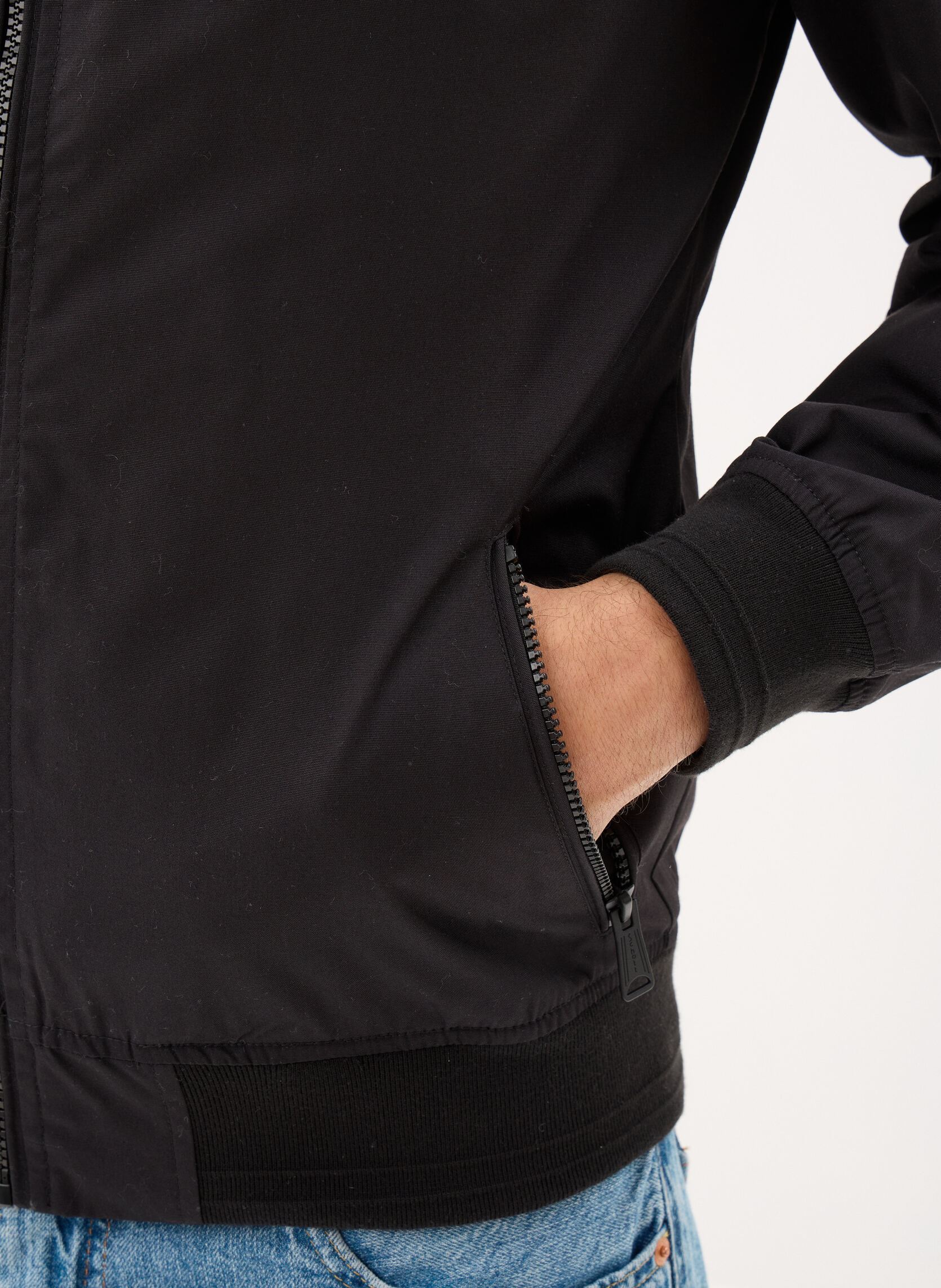 Vestes Blouson Capuche-CABIN homme noir Schott Vestes Blouson Capuche-CABIN homme noir Black