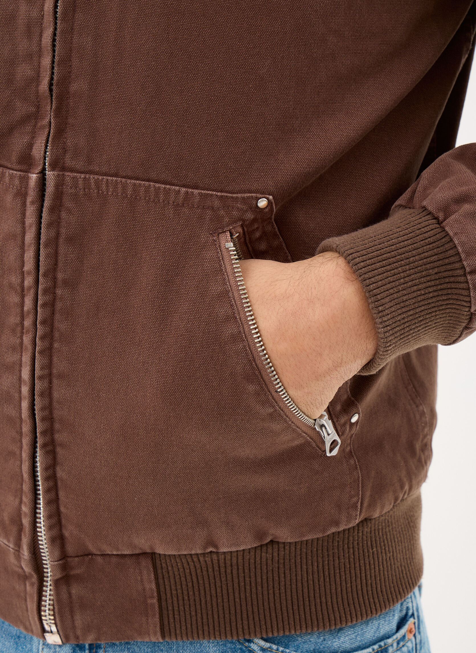 Jacken Blouson-CADEN herren braun Schott Jacken Blouson-CADEN herren braun Coffee