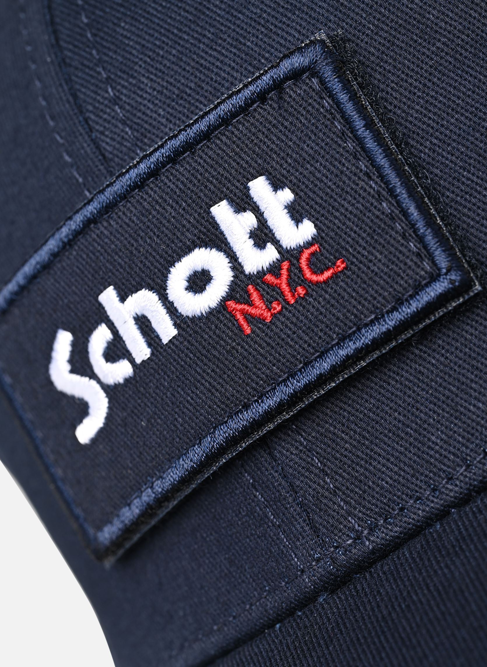 Casquettes Casquette Badge-CAP210 femme bleu Schott Casquettes Casquette Badge-CAP210 femme bleu Navy