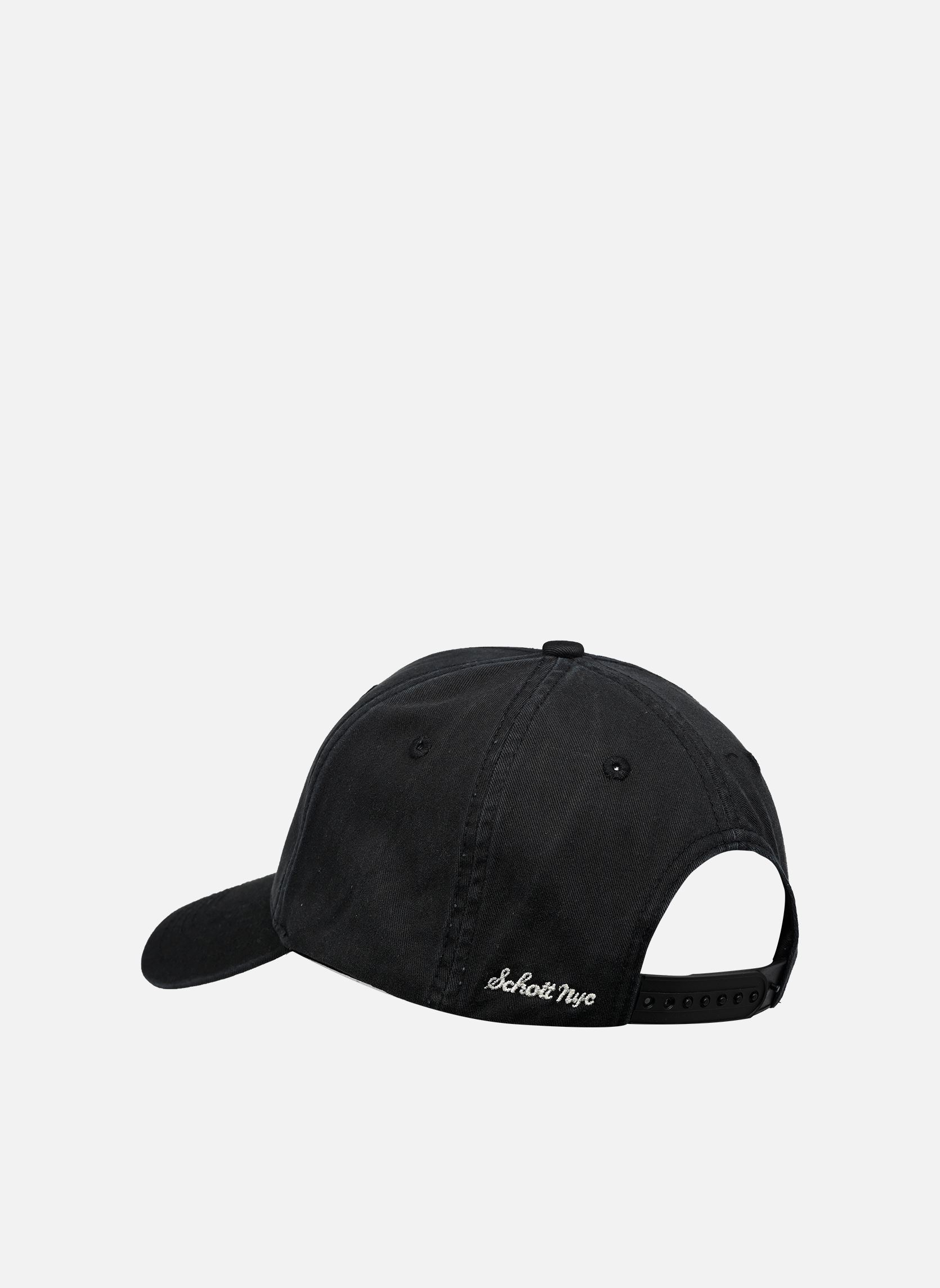 Casquettes Casquette-CAPDISTRICT femme noir Schott Casquettes Casquette-CAPDISTRICT femme noir Washed black