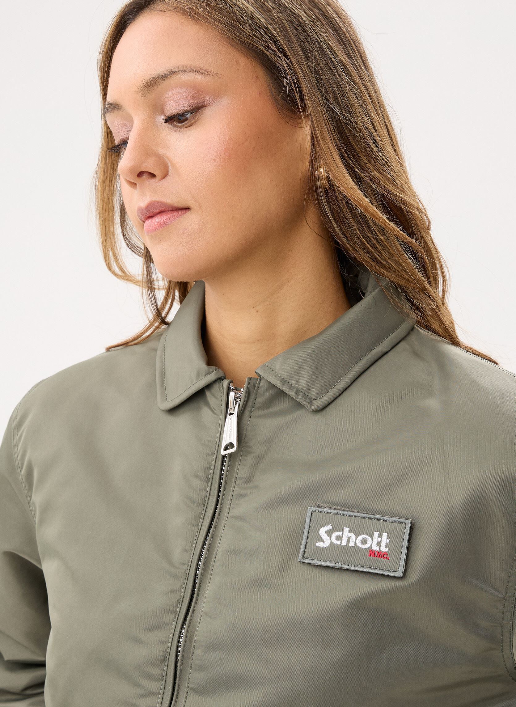 Blousons Bombers Cwu Femme-DANWRS femme vert Schott Blousons Bombers Cwu Femme-DANWRS femme vert SAGE KAKI