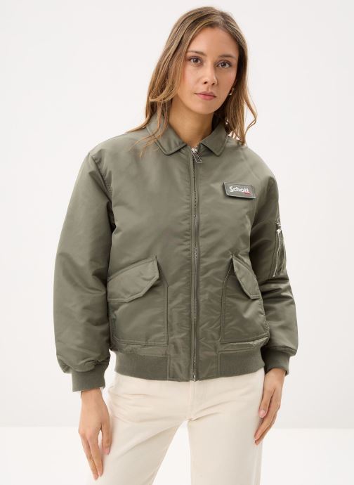Schott Blousons Bombers Cwu Femme-DANWRS femme vert