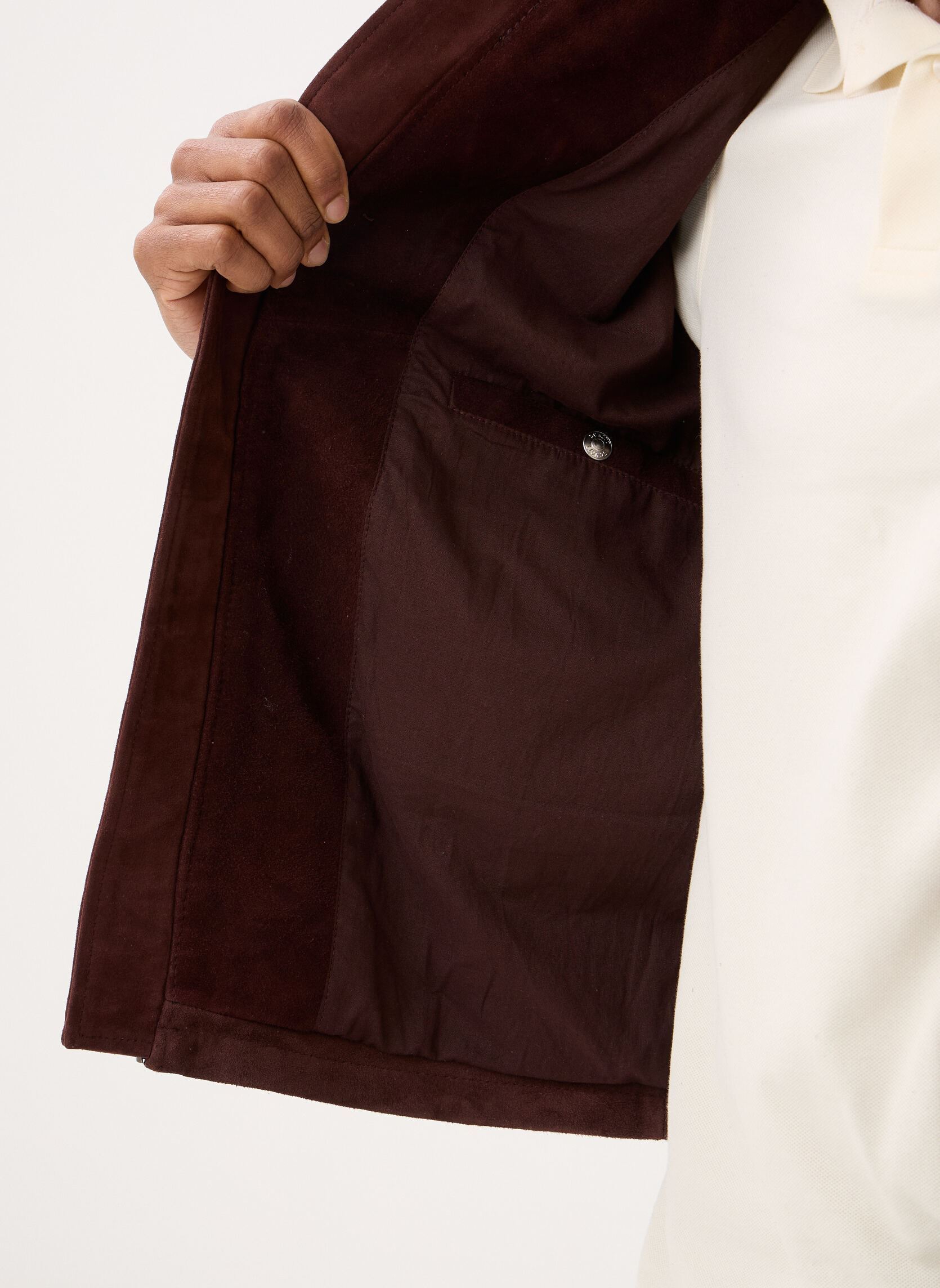Vestes en cuir Blouson Suede-LCCLASSICS homme marron Schott Vestes en cuir Blouson Suede-LCCLASSICS homme marron Dark Brown