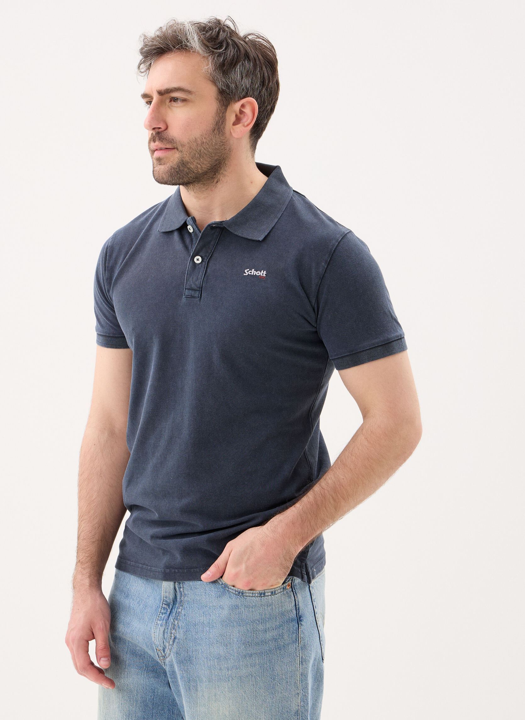 Vêtements Schott Polo Basique PSSETH pour