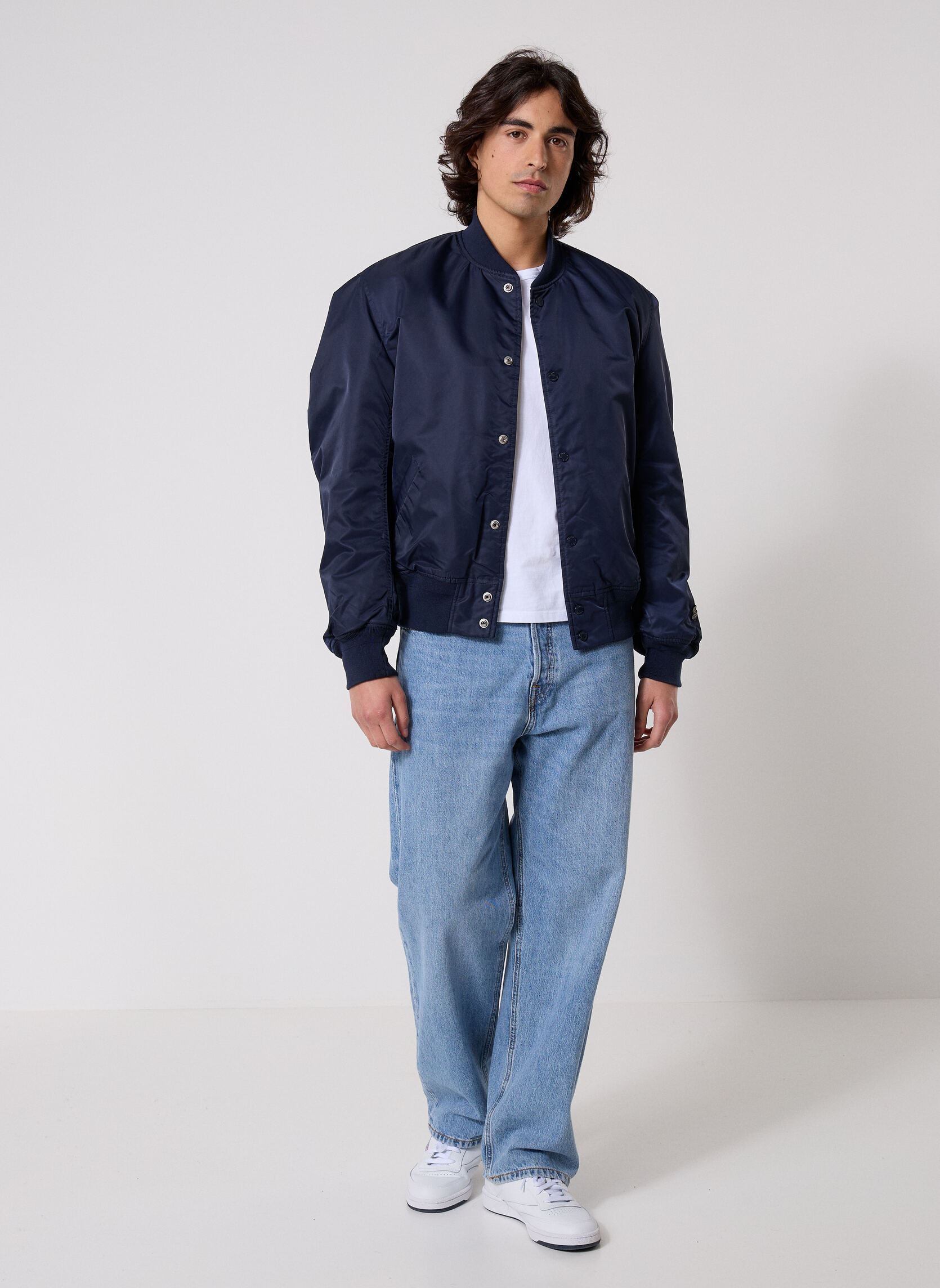 Blousons Bombers Urban Teddy-SPORTING homme bleu Schott Blousons Bombers Urban Teddy-SPORTING homme bleu DARK NAVY