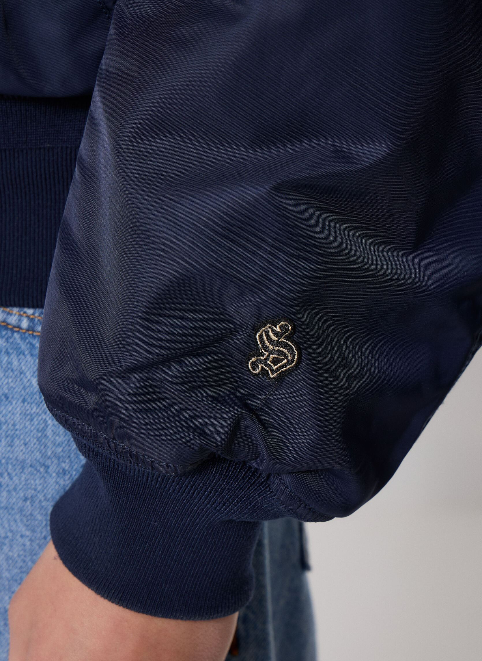 Blousons Bombers Urban Teddy-SPORTING homme bleu Schott Blousons Bombers Urban Teddy-SPORTING homme bleu DARK NAVY