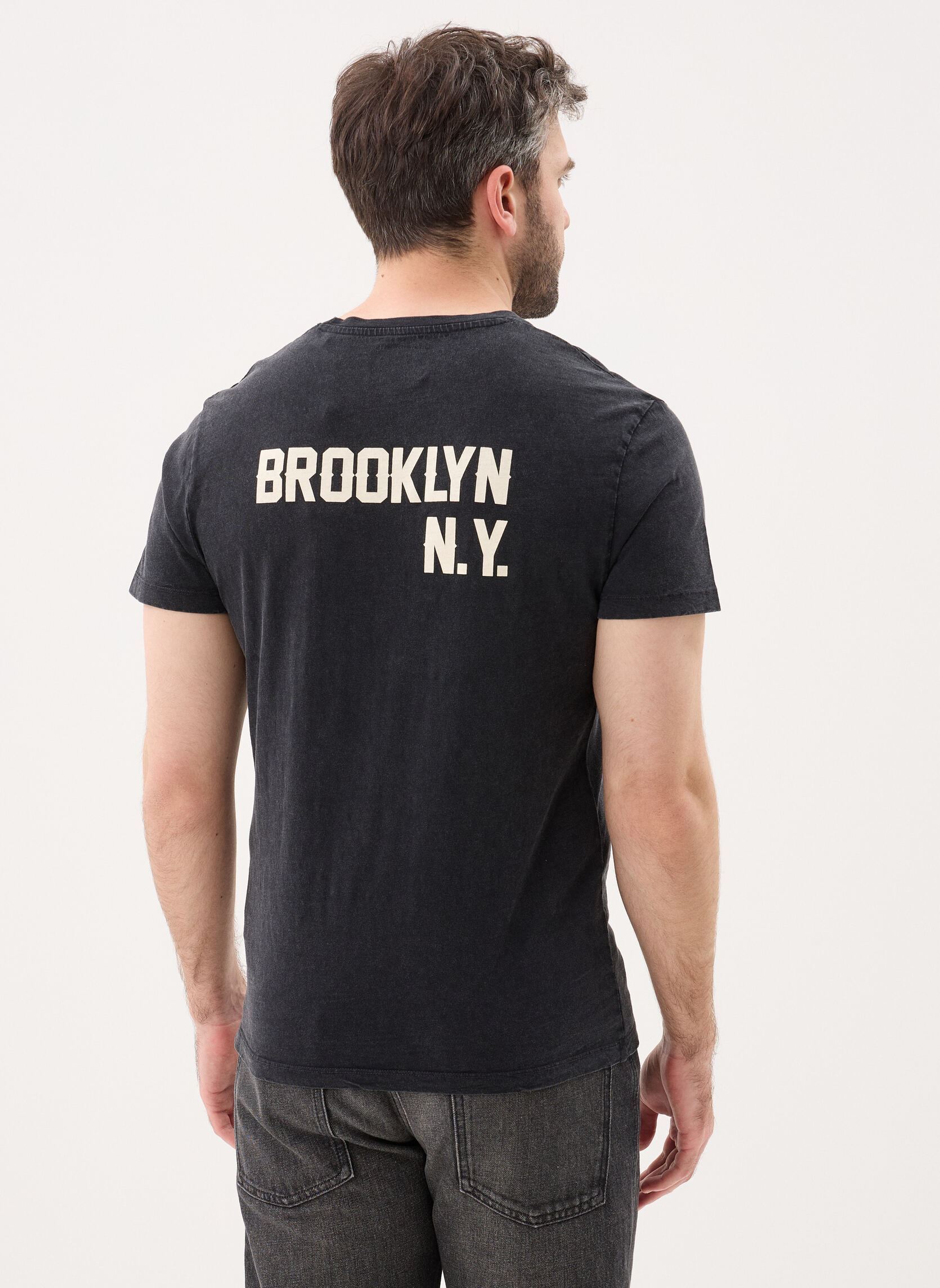Tee-shirts Tshirt Schott-TSDISTRICT homme noir Schott Tee-shirts Tshirt Schott-TSDISTRICT homme noir Washed black