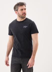 Tee-shirts Tshirt Schott-TSDISTRICT homme noir