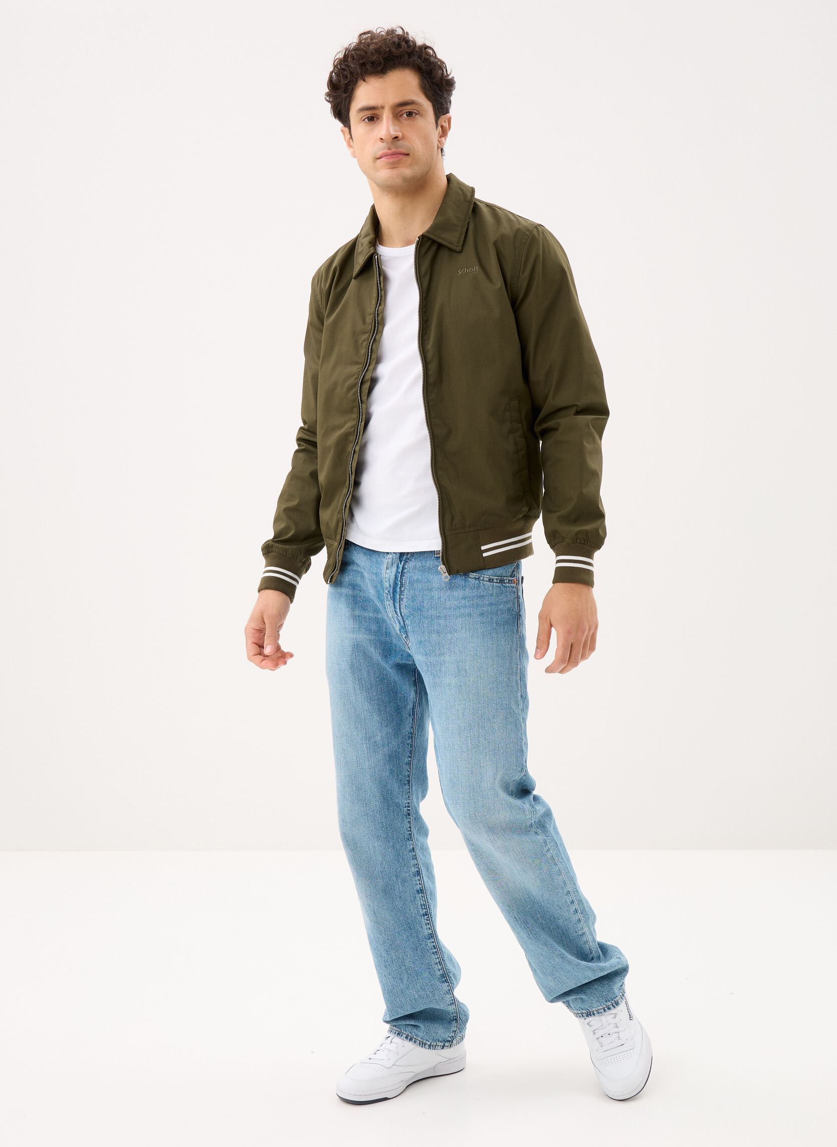 Jacken Blouson Varisty-UNIVERSITY2 herren grün Schott Jacken Blouson Varisty-UNIVERSITY2 herren grün Kaki