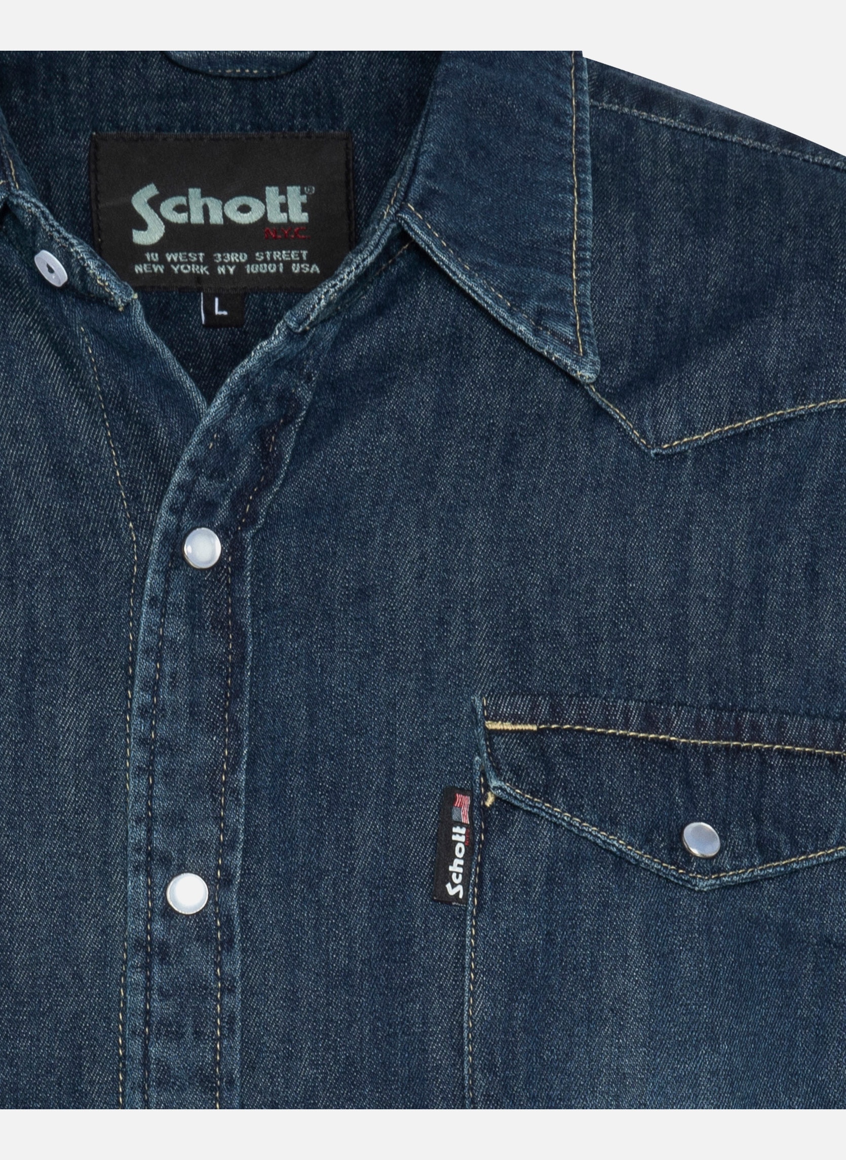 Chemise Cowboy en Jean – Univers Western