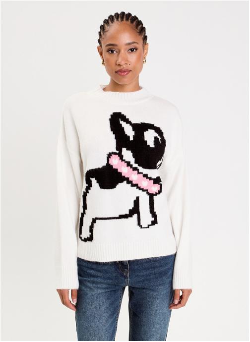 Cache Cache Pulls TOKYOVISUEL femme blanc