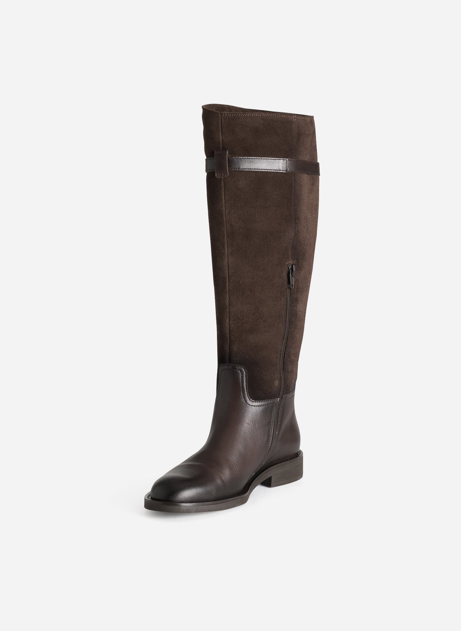 BOTTINES SAN MARINA - Cuir Marron Marbré Avec Stretch - Taille 37 - Très Bon état (Occasion)