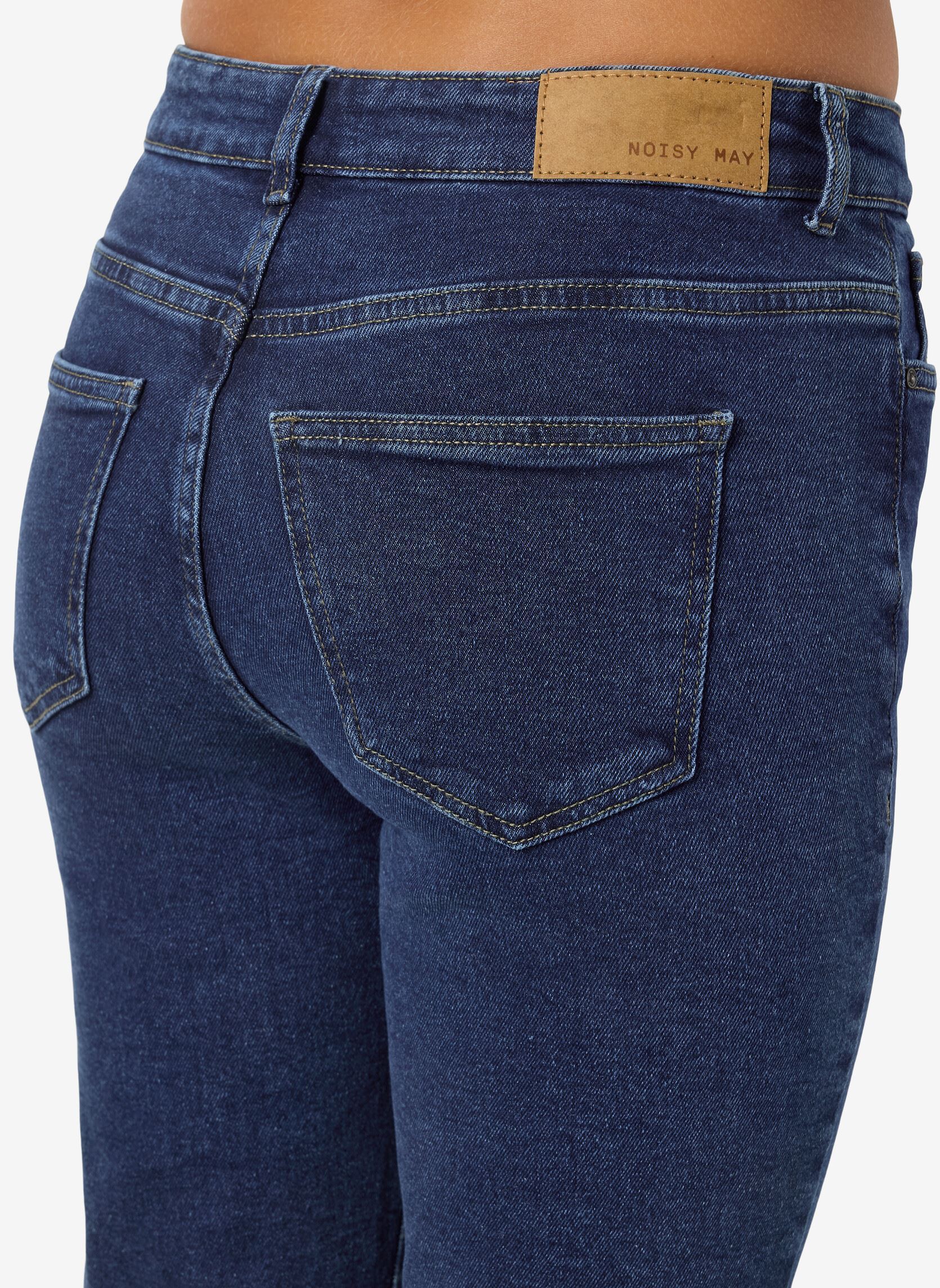 Straight Fit Jeans Nmmoni Hw Ank Jeans Az365Db Fwd Noos damen blau Noisy May Straight Fit Jeans Nmmoni Hw Ank Jeans Az365Db Fwd Noos damen blau DARK BLUE DENIM