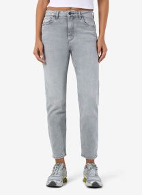 Rechte jeans / Straight Leg Jeans Nmmoni Hw Straght Ank Jeans Az277Lg Noos dames grijs Noisy May Rechte jeans / Straight Leg Jeans Nmmoni Hw Straght Ank Jeans Az277Lg Noos dames grijs Light Grey Denim