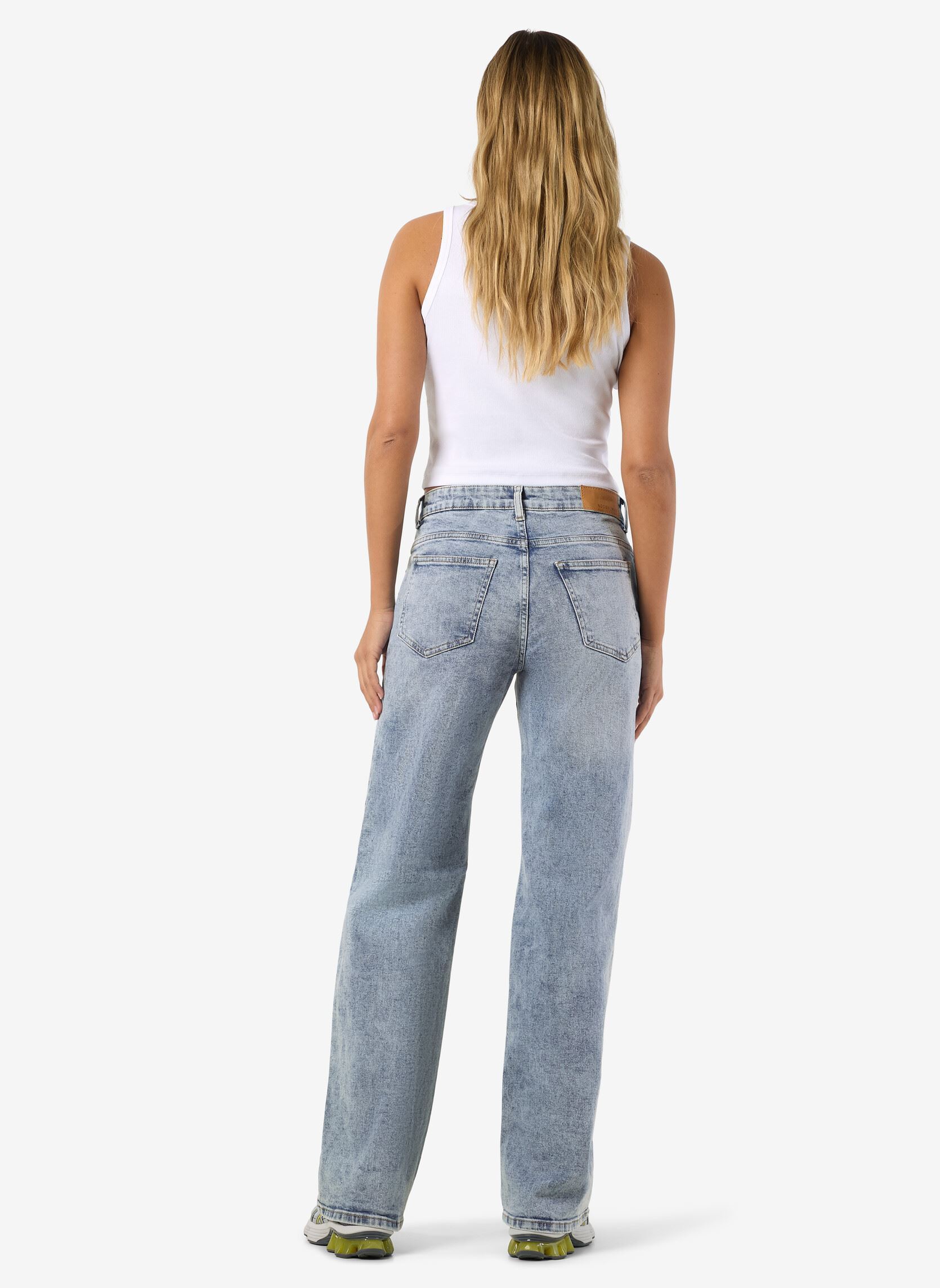 Jeans large Nmyolanda Nw Wide Jeans Az236Lb Fwd Noos femme bleu Noisy May Jeans large Nmyolanda Nw Wide Jeans Az236Lb Fwd Noos femme bleu Light Blue Denim