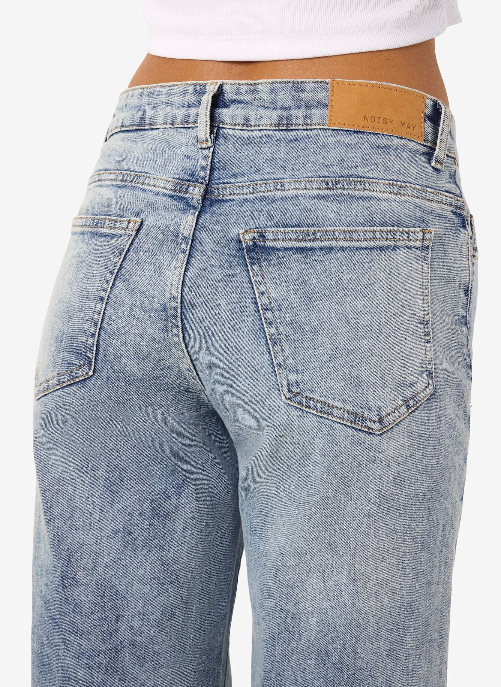Jeans large Nmyolanda Nw Wide Jeans Az236Lb Fwd Noos femme bleu Noisy May Jeans large Nmyolanda Nw Wide Jeans Az236Lb Fwd Noos femme bleu Light Blue Denim