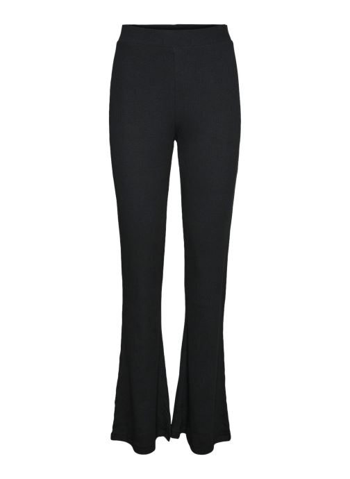 Noisy May Wijde broeken Nmpasa Hw Flared Pants Noos Black dames zwart