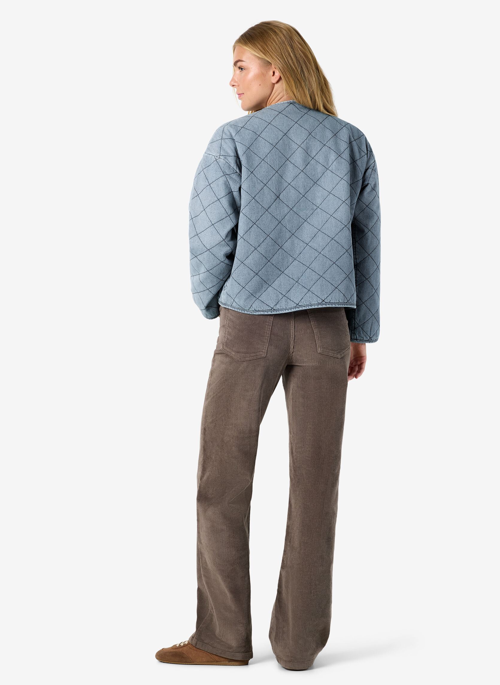 Vestes en jean Nmcleo Quilted Denim Jacket femme bleu Noisy May Vestes en jean Nmcleo Quilted Denim Jacket femme bleu Light Blue Denim